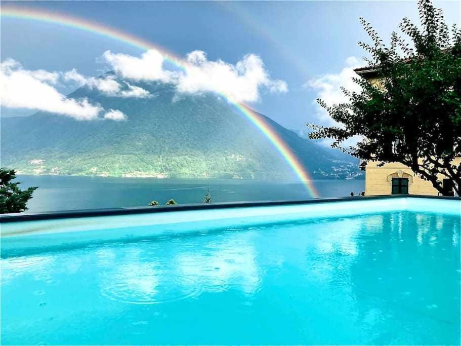 Villa Peroni Lake Como Cottage With Swimming Pool 阿尔杰尼奥 外观 照片
