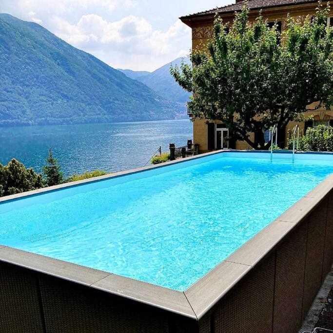 Villa Peroni Lake Como Cottage With Swimming Pool 阿尔杰尼奥 外观 照片